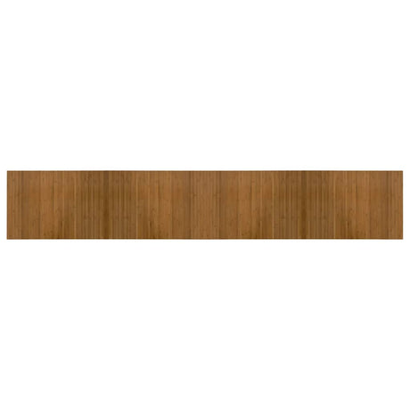 Vidaxx tapis rectangulaire 70x400 cm bambou marron