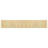 Vidaxx tapis rectangulaire 70x400 cm bambou naturel clair
