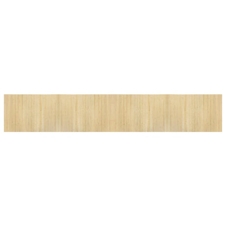 Vidaxx tapis rectangulaire 70x400 cm bambou naturel clair