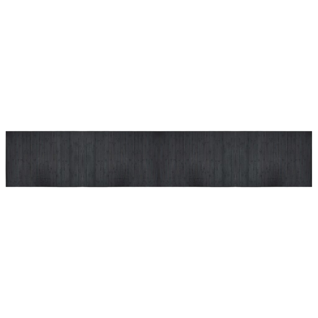 Vidaxl rug rectangular 70x400 cm bamboo gray