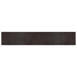 Vidaxx tapis rectangulaire 70x400 cm bambou marron foncé