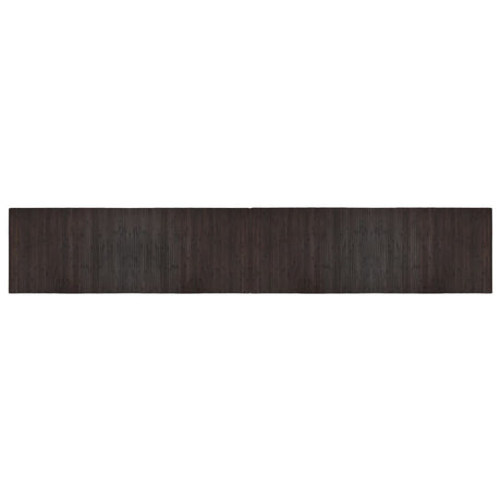 Vidaxx tapis rectangulaire 70x400 cm bambou marron foncé