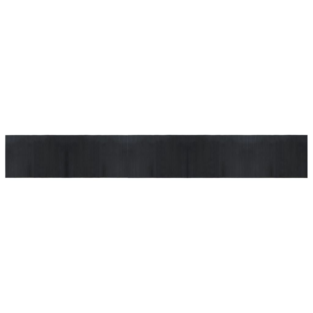 Vidaxx tapis rectangulaire 70x500 cm bambou noir