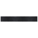 Vidaxx tapis rectangulaire 70x500 cm bambou noir