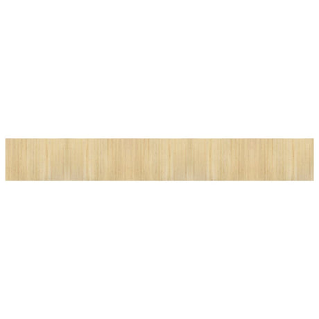 Vidaxx tapis rectangulaire 70x500 cm bambou naturel clair