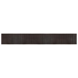 Vidaxx tapis rectangulaire 70x500 cm bambou marron foncé