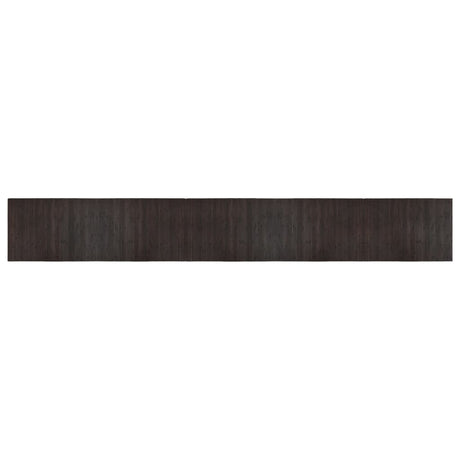 Vidaxx tapis rectangulaire 70x500 cm bambou marron foncé