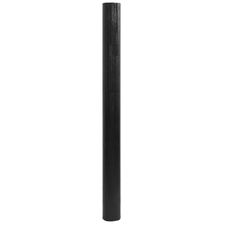 VidaXL Tapis rectangulaire 80x100 cm bambou noir