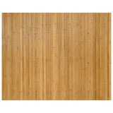 Vidaxx tapis rectangulaire 80x100 cm bambou naturel
