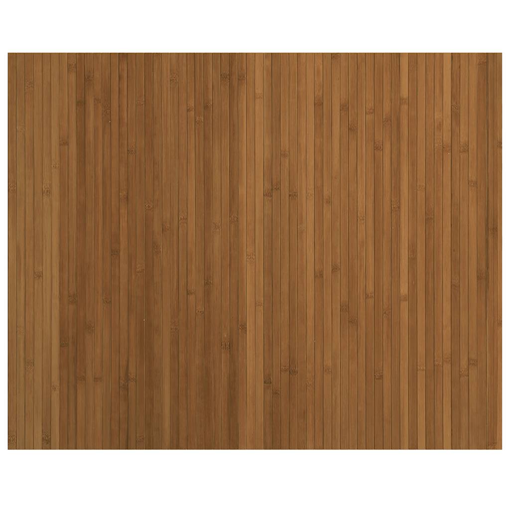 Vidaxx tapis rectangulaire 80x100 cm bambou marron