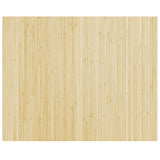 Vidaxx tapis rectangulaire 80x100 cm bambou naturel clair