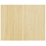 Tapis vidaxl rectangulaire 80x100 cm Bamboo Light Natural