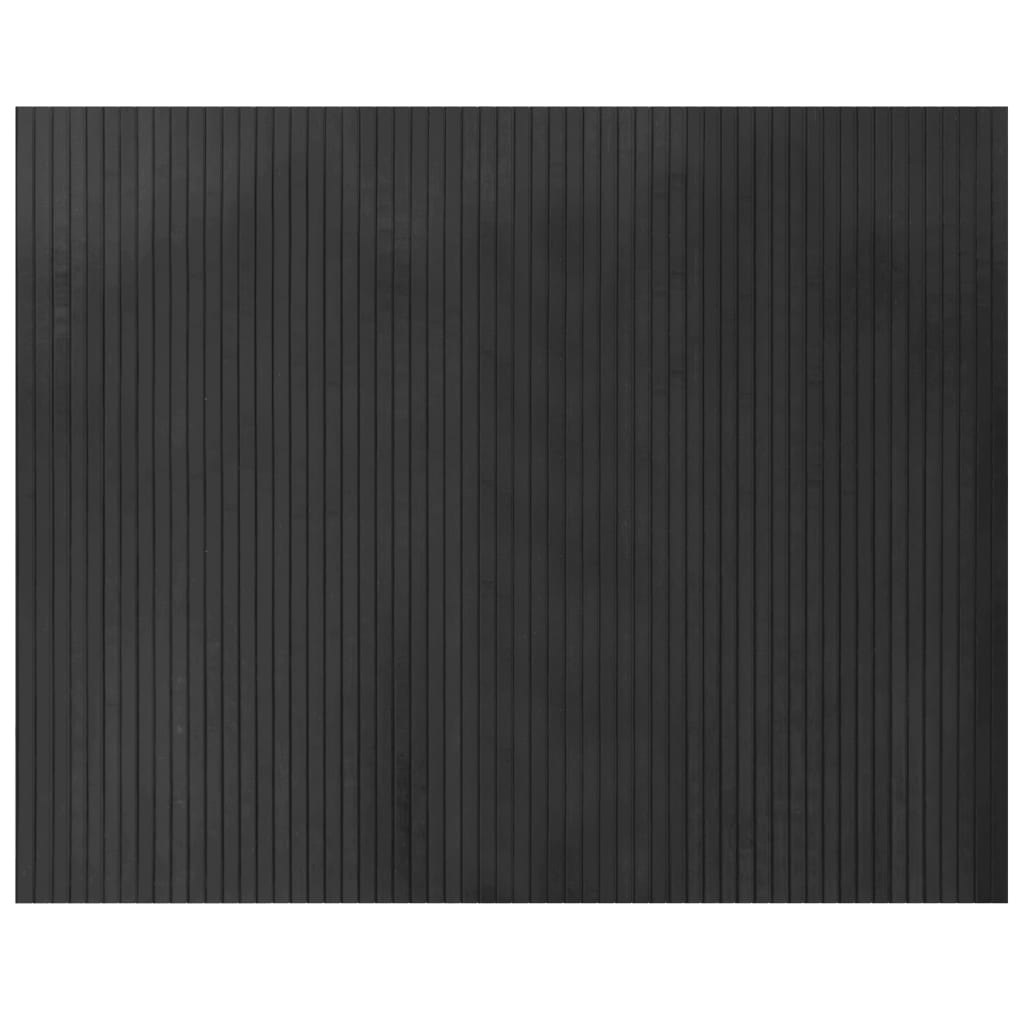 Vidaxx tapis rectangulaire 80x100 cm bambou gris