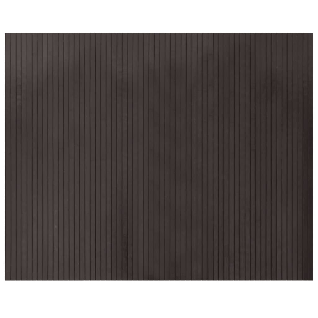 Vidaxx tapis rectangulaire 80x100 cm bambou marron foncé