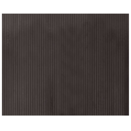 Vidaxx tapis rectangulaire 80x100 cm bambou marron foncé