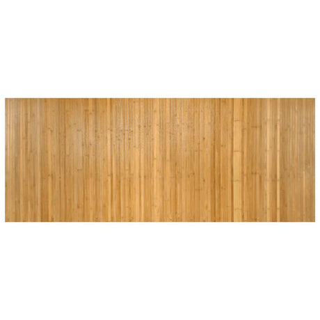 VidaXL Tapis rectangulaire 80x200 cm bambou naturel
