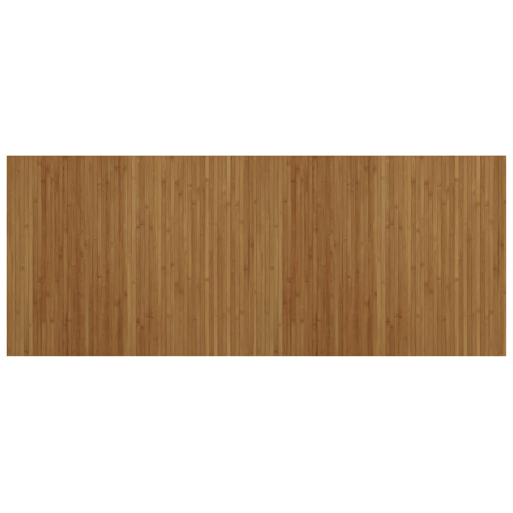 Vidaxx tapis rectangulaire 80x200 cm bambou marron