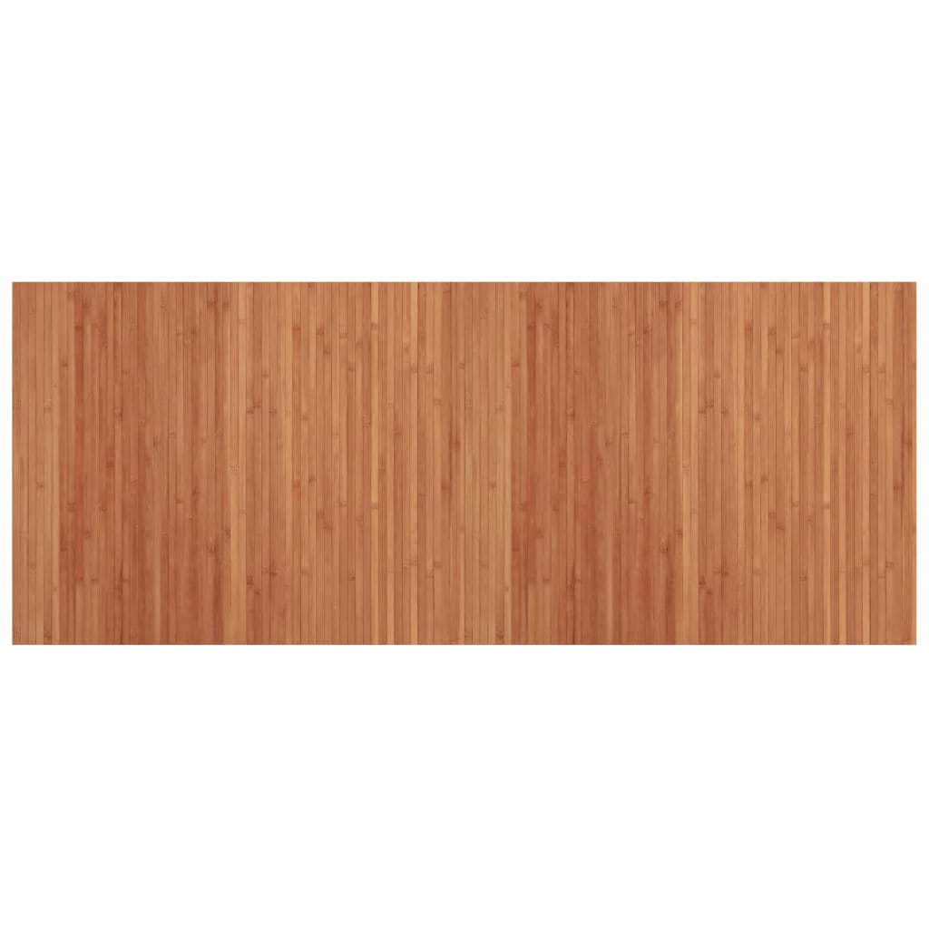 Tappeto vidaxl rettangolare 80x200 cm Bamboo marrone