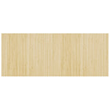 VidaXL Tapis rectangulaire 80x200 cm bambou naturel clair