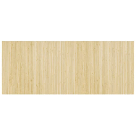 VidaXL Tapis rectangulaire 80x200 cm bambou naturel clair