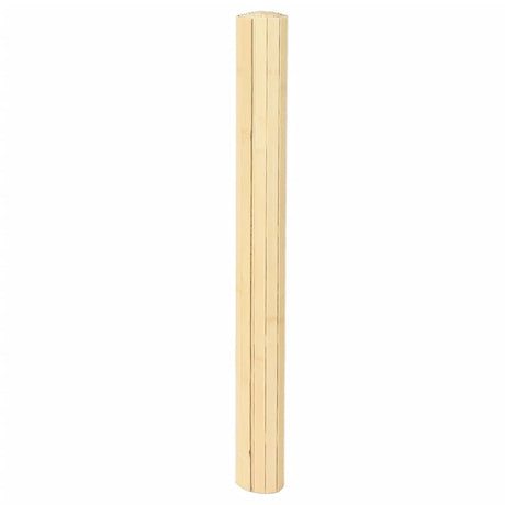 VidaXL Tapis rectangulaire 80x200 cm bambou naturel clair