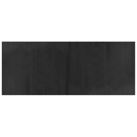 VidaXL Tapis rectangulaire 80x200 cm bambou gris