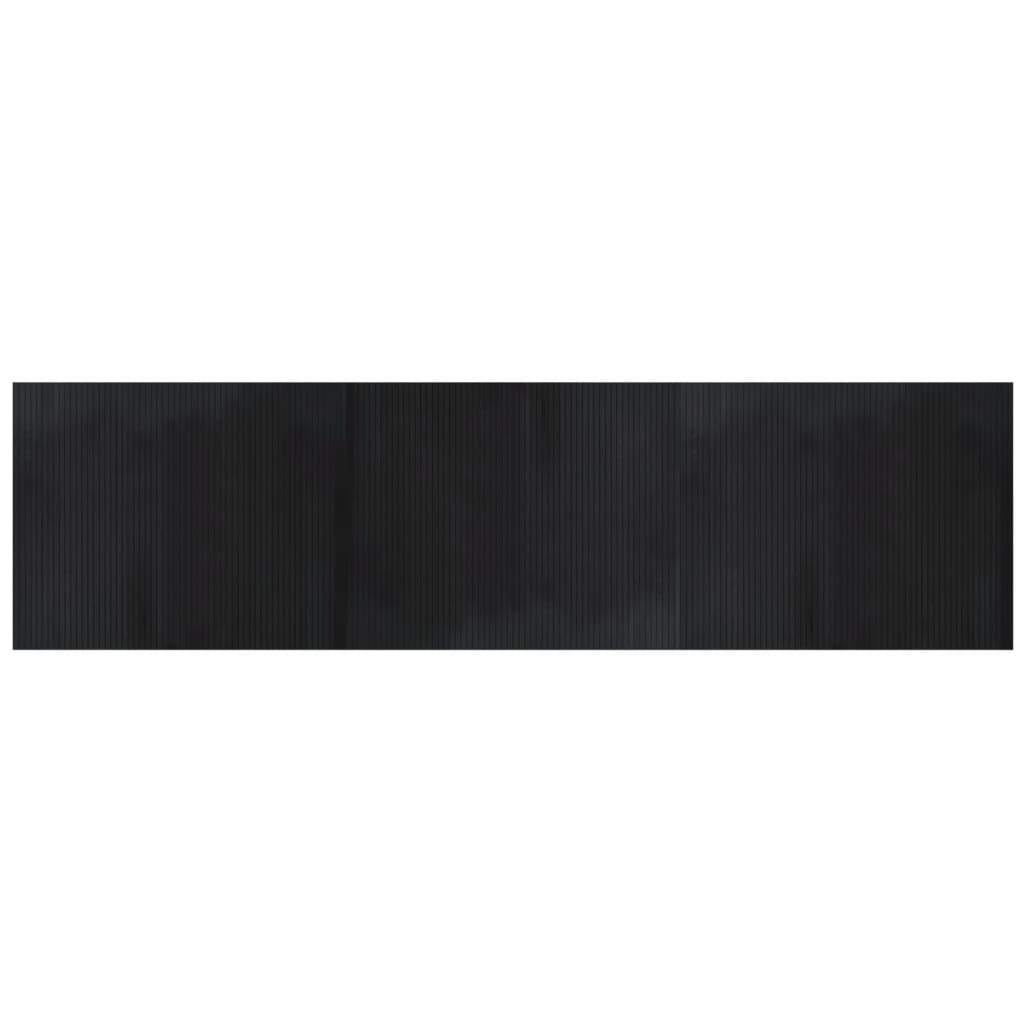 Vidaxx tapis rectangulaire 80x300 cm bambou noir