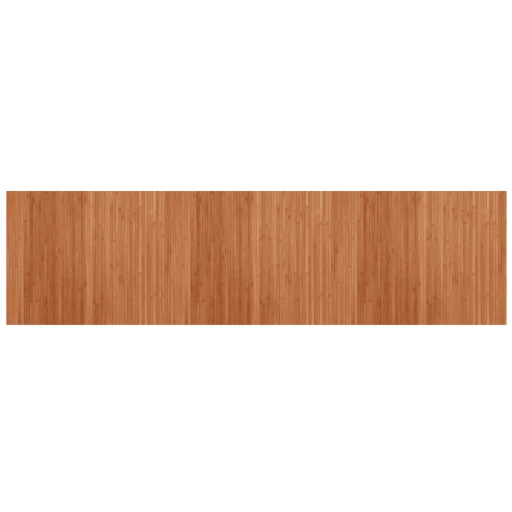 Vidaxx tapis rectangulaire 80x300 cm bambou marron