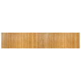 VidaXL Tapis rectangulaire 80x400 cm bambou naturel