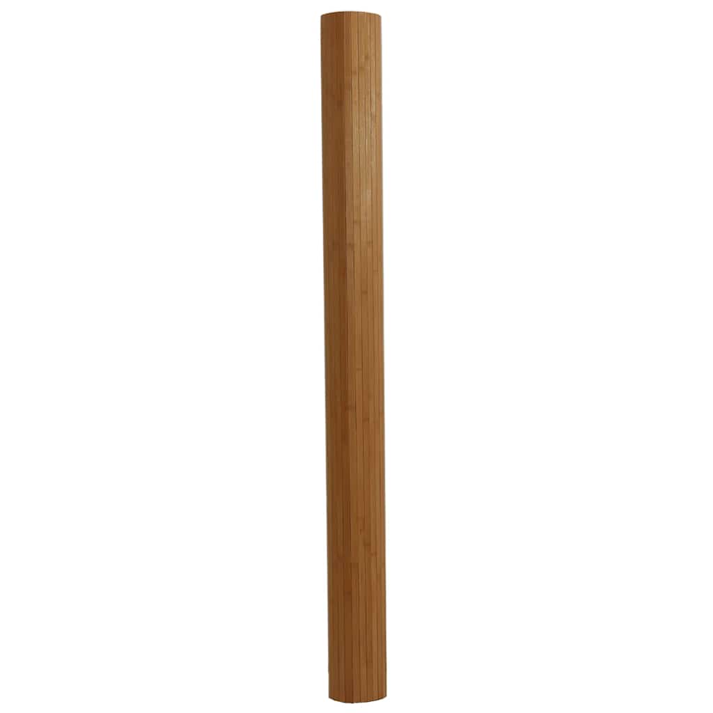 Vidaxx tapis rectangulaire 80x400 cm bambou marron