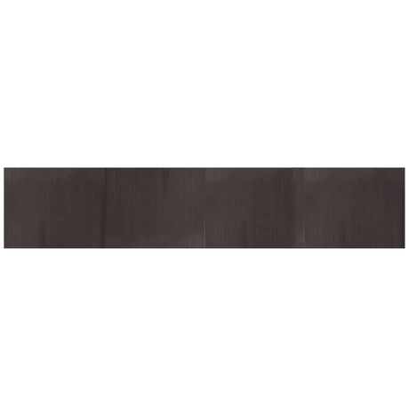 Vidaxx tapis rectangulaire 80x400 cm bambou marron foncé