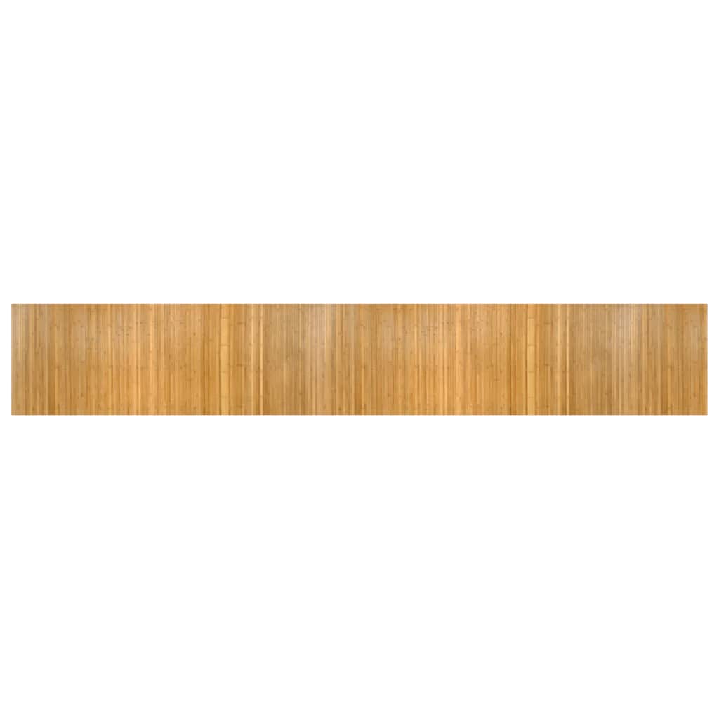 VidaXL Tapis rectangulaire 80x500 cm bambou naturel