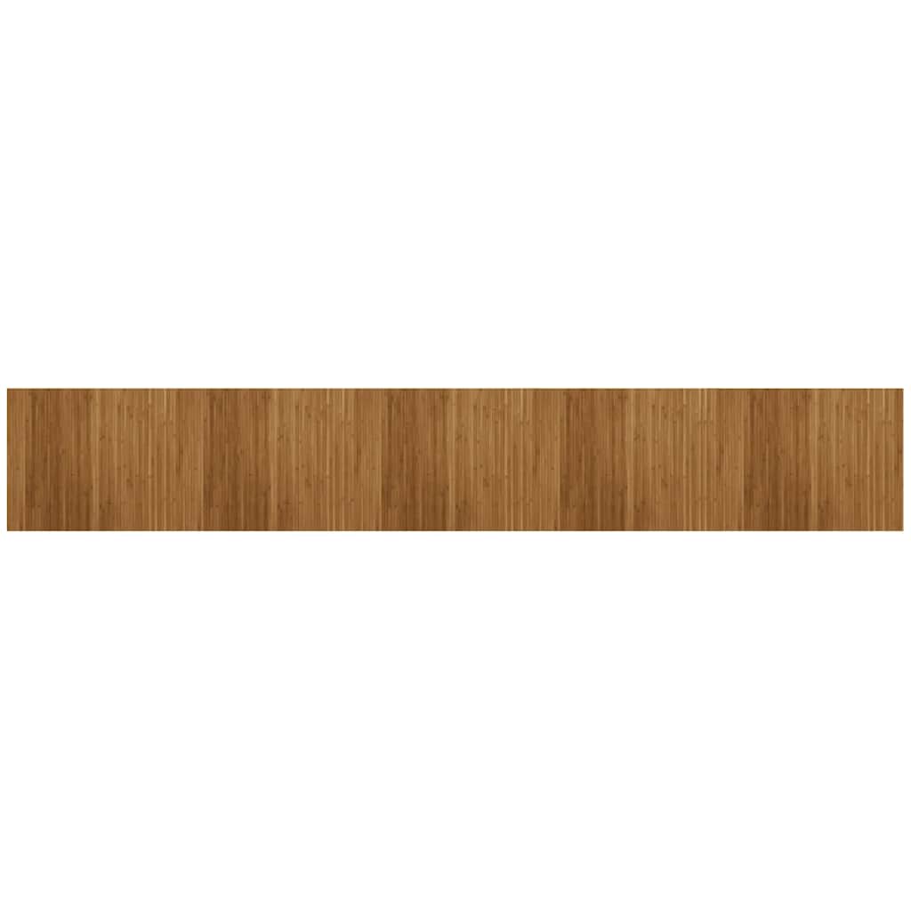Vidaxx tapis rectangulaire 80x500 cm bambou marron