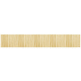 Vidaxx tapis rectangulaire 80x500 cm bambou naturel clair