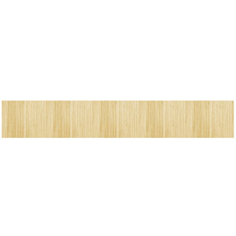Vidaxx tapis rectangulaire 80x500 cm bambou naturel clair