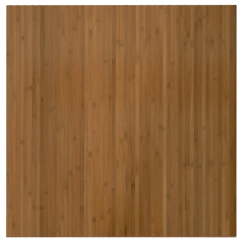 Vidaxx tapis rectangulaire 100x100 cm bambou marron