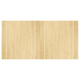 VidaXL Tapis rectangulaire 100x200 cm bambou naturel clair