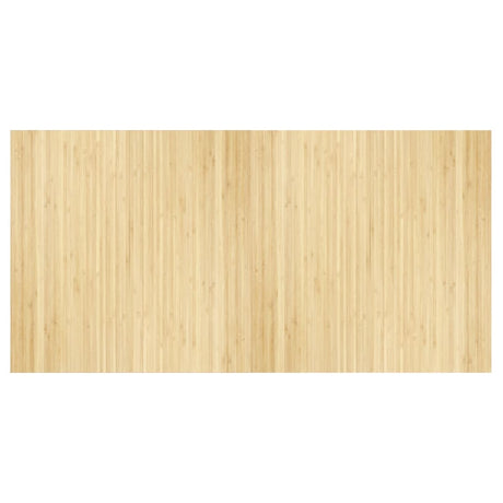 VidaXL Tapis rectangulaire 100x200 cm bambou naturel clair