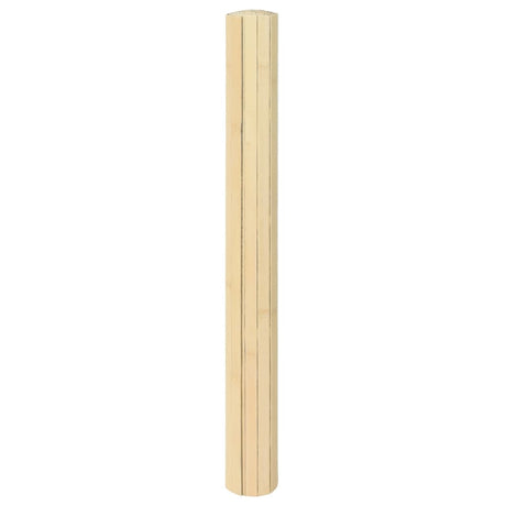 VidaXL Tapis rectangulaire 100x200 cm bambou naturel clair