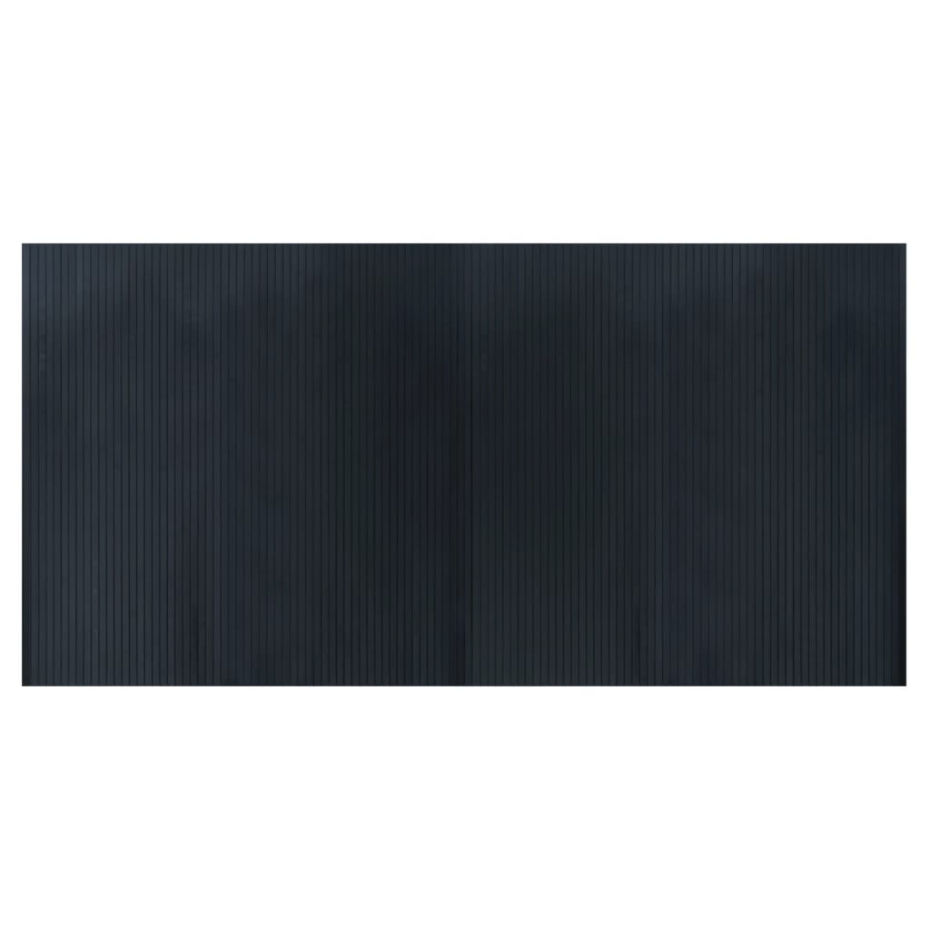 Vidaxx tapis rectangulaire 100x200 cm bambou gris