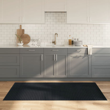 Vidaxx tapis rectangulaire 100x200 cm bambou gris
