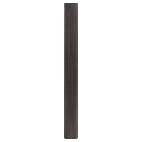 Vidaxx tapis rectangulaire 100x200 cm bambou marron foncé