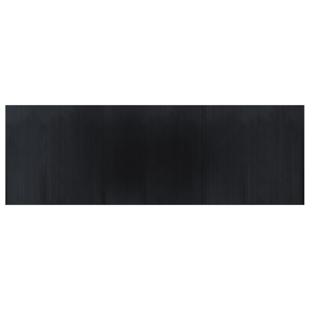 Vidaxx tapis rectangulaire 100x300 cm bambou noir