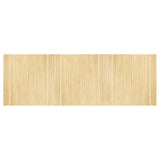 Vidaxx tapis rectangulaire 100x300 cm bambou naturel clair