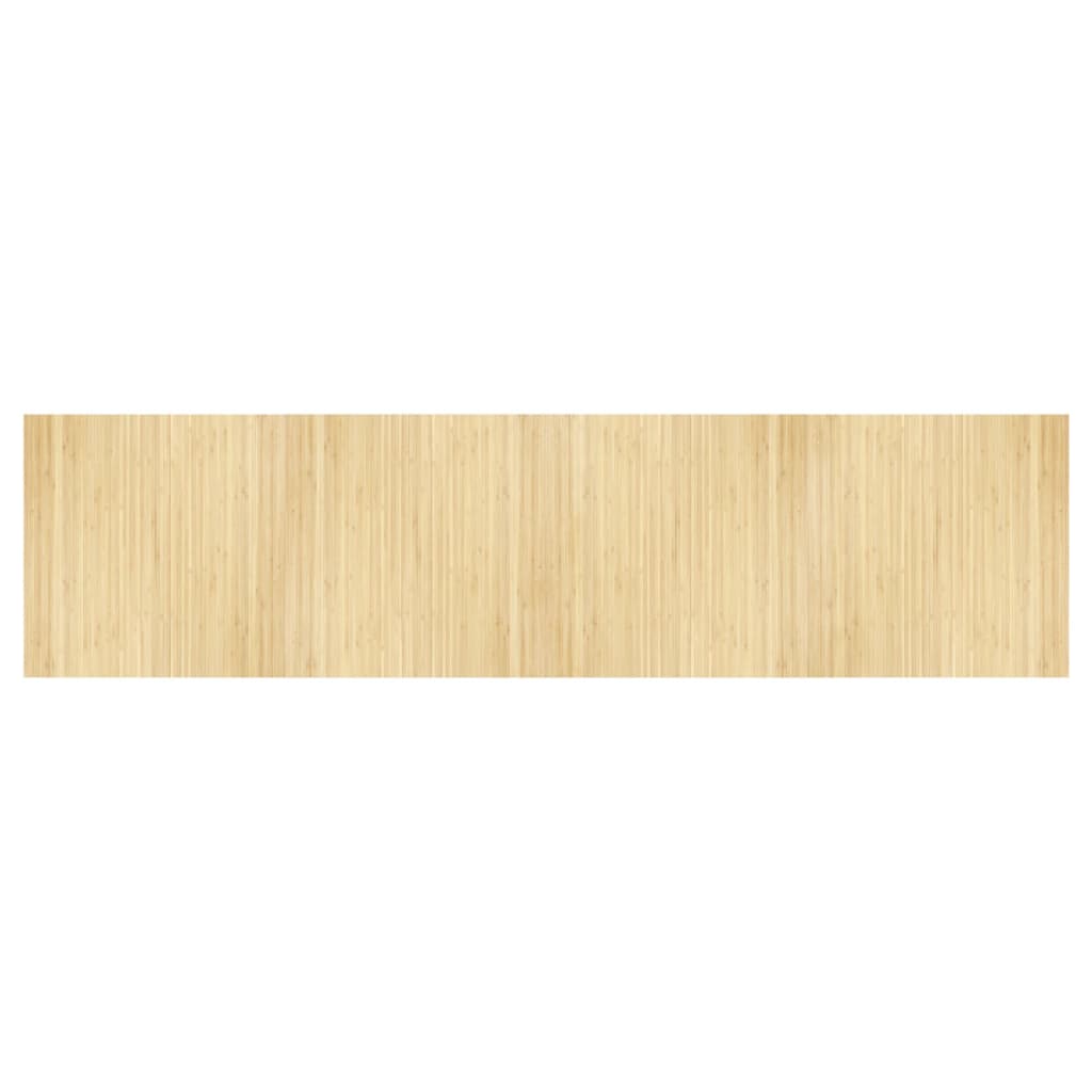 Vidaxx tapis rectangulaire 100x400 cm bambou naturel clair