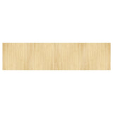 Vidaxx tapis rectangulaire 100x400 cm bambou naturel clair