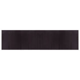 Vidaxx tapis rectangulaire 100x400 cm bambou marron foncé