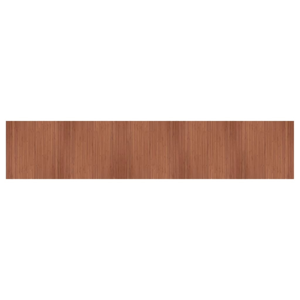Vidaxx tapis rectangulaire 100x500 cm bambou marron
