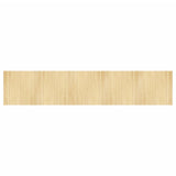 Vidaxx tapis rectangulaire 100x500 cm bambou naturel clair