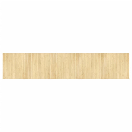 Vidaxx tapis rectangulaire 100x500 cm bambou naturel clair
